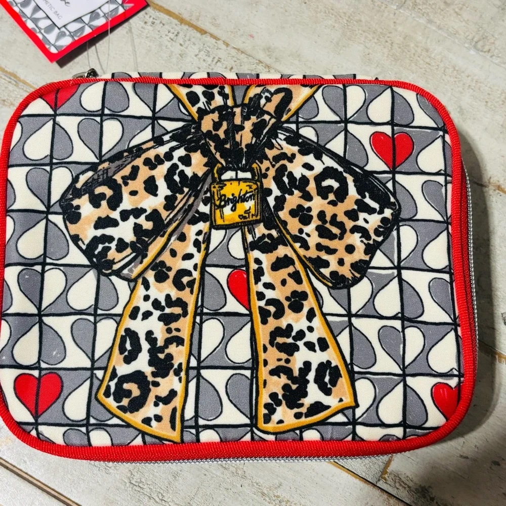 NWT❤️Brighton Wild Love Tote & Cosmetic Case - Picture 8 of 9